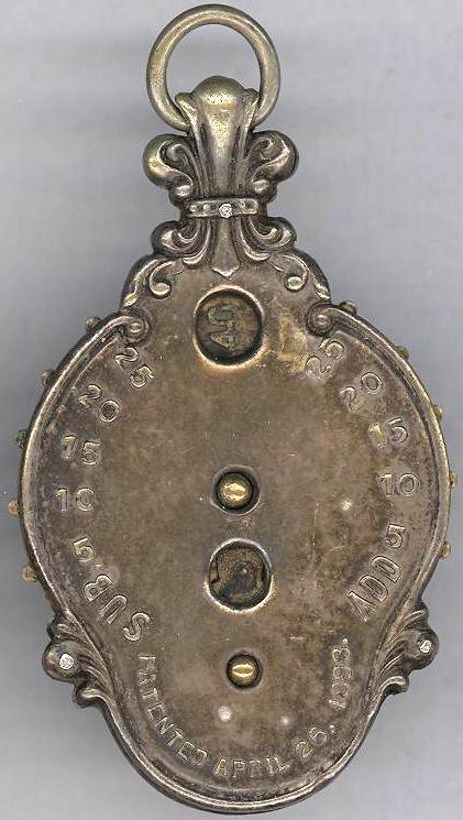 Pocket Register of C. Sebastian (source Bob Otnes with permission)